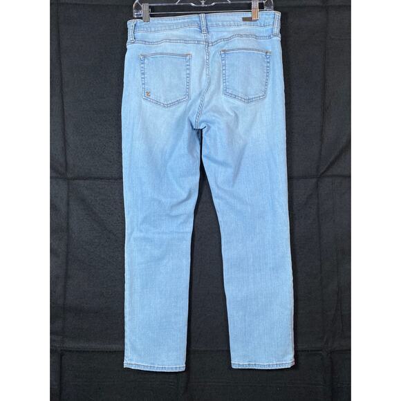 Kut From The Kloth Womens Jeans Blue Denim Reese Straight Ankle Stretch 8 - Picture 10 of 12
